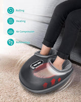 Shiatsu Foot Massager with Soothing Heat, Deep Kneading Therapy & Air Compression, Promotes Blood Circulation, Foot Comfort, Adjustable Settings for Sensitive Feet, Tiktokshopdeals Valentine Gifts